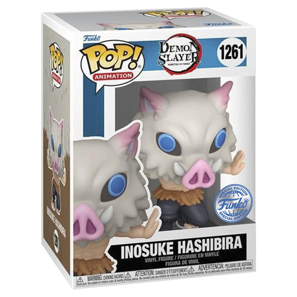 Funko POP! Demon Slayer: Inosuke Hashibira (1261) EXM (fk0)