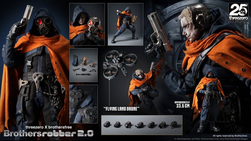 Brothersfree 1/6 Action Figure Brothers Robber 2.0 34 cm