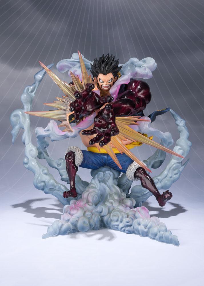 One Piece Figuarts ZERO PVC Statue Monkey D. Luffy Gear 4 Leo Bazooka Reissue 18 cm