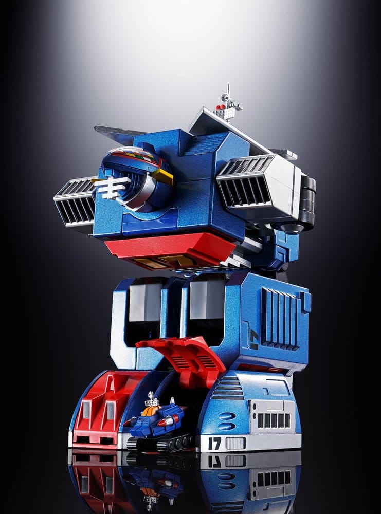 Daitetsujin 17 Soul of Chogokin Diecast Action Figure GX-101S Daitetsujin 17 & 18 Graviton Box 18 cm