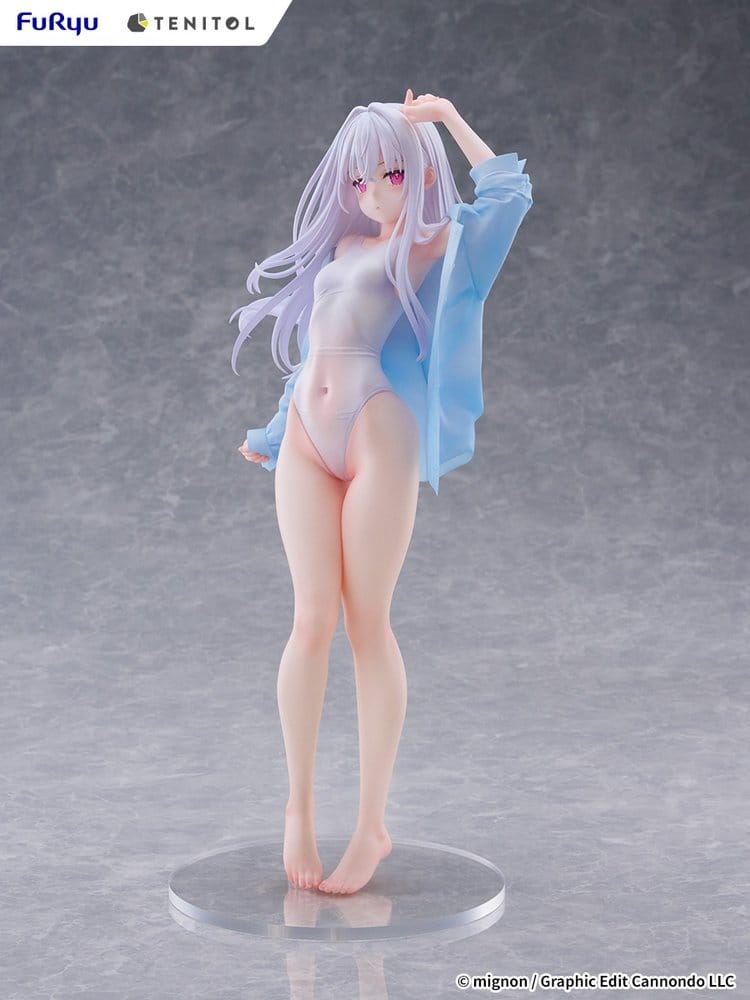 Mignon Works Tenitol Tall PVC Figure Shiro Swimsuit Ver. 30 cm