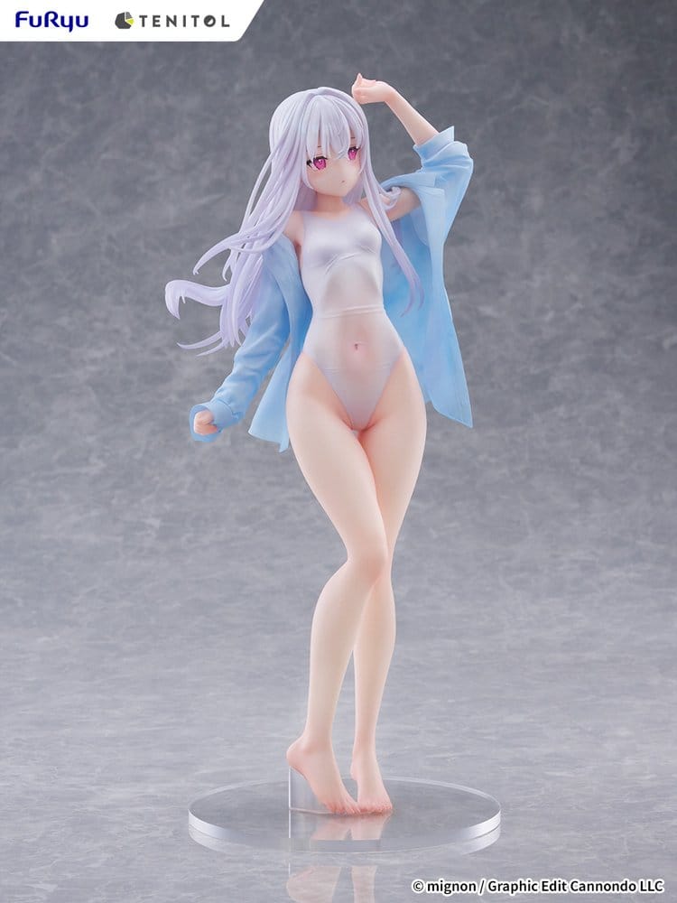 Mignon Works Tenitol Tall PVC Figure Shiro Swimsuit Ver. 30 cm