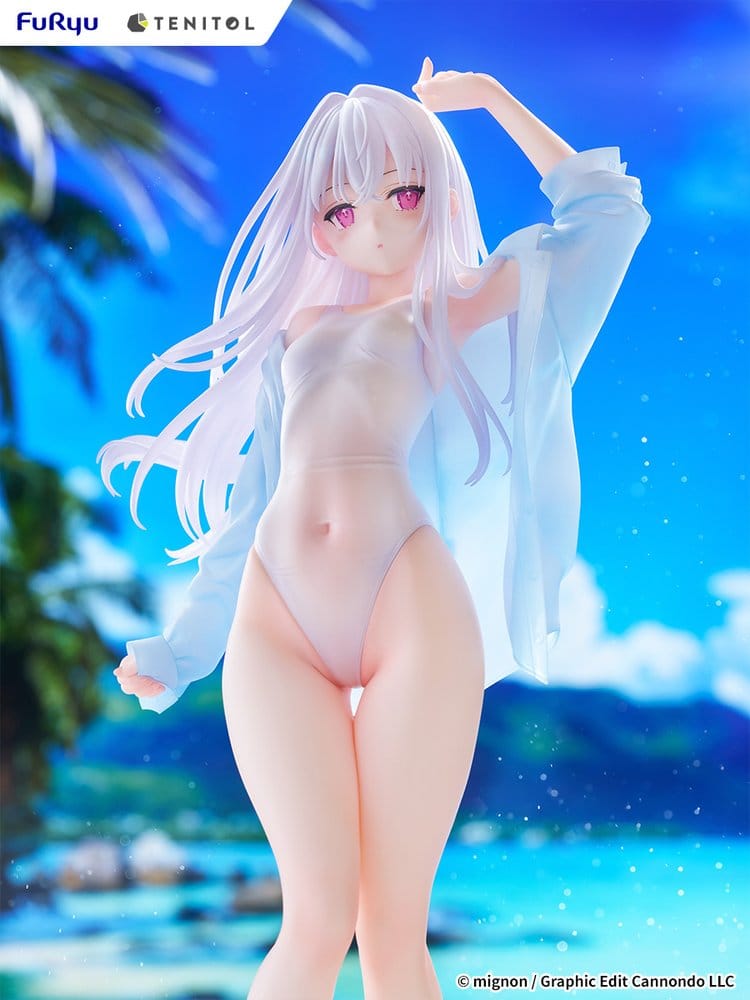 Mignon Works Tenitol Tall PVC Figure Shiro Swimsuit Ver. 30 cm