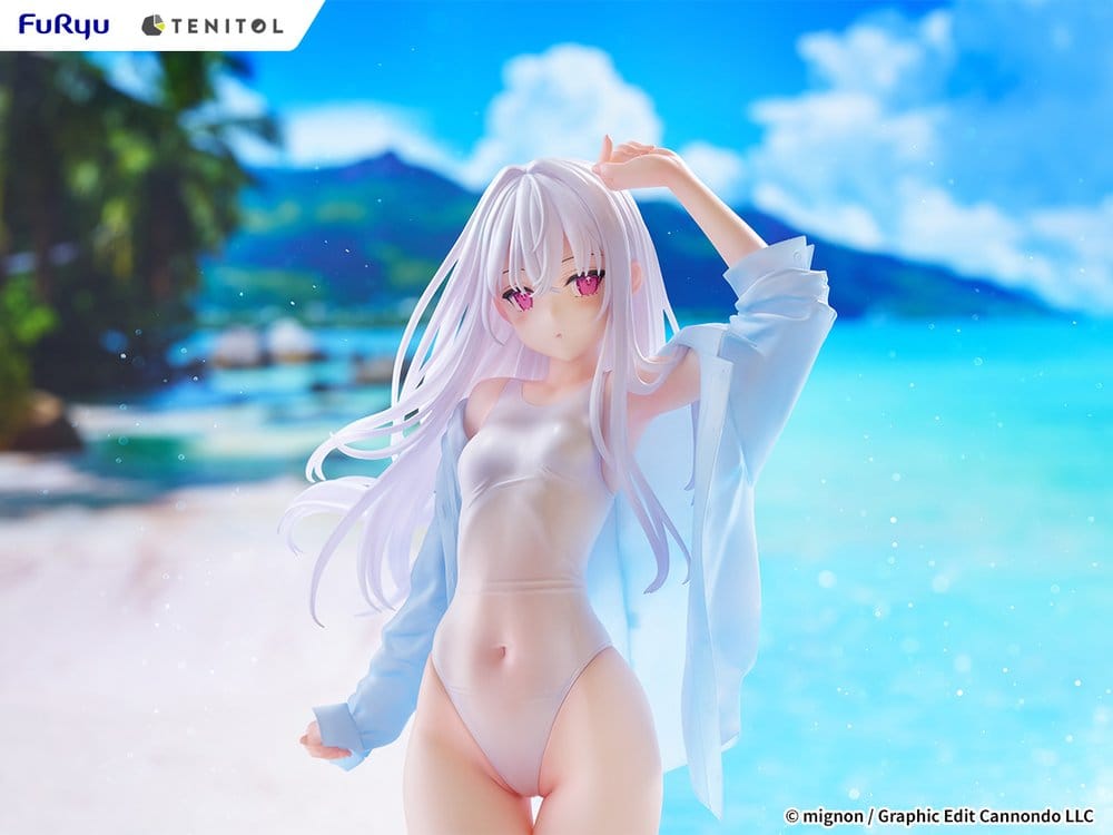 Mignon Works Tenitol Tall PVC Figure Shiro Swimsuit Ver. 30 cm