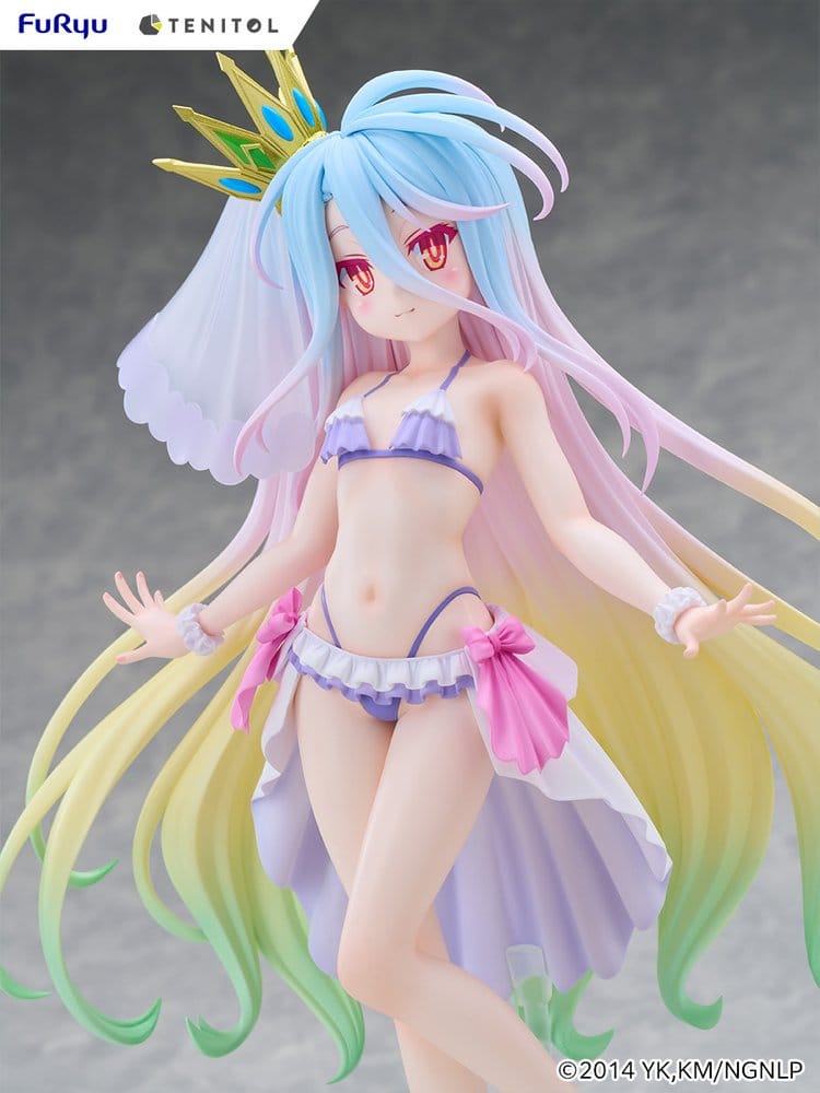 No Game No Life Tenitol Tall PVC Figure Shiro swimwear dress Ver. 29 cm
