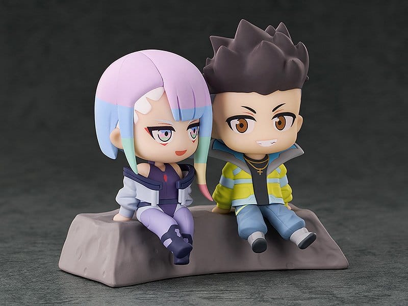 Cyberpunk: Edgerunners Qset+ PVC Figures 2-Pack David & Lucy 8 cm