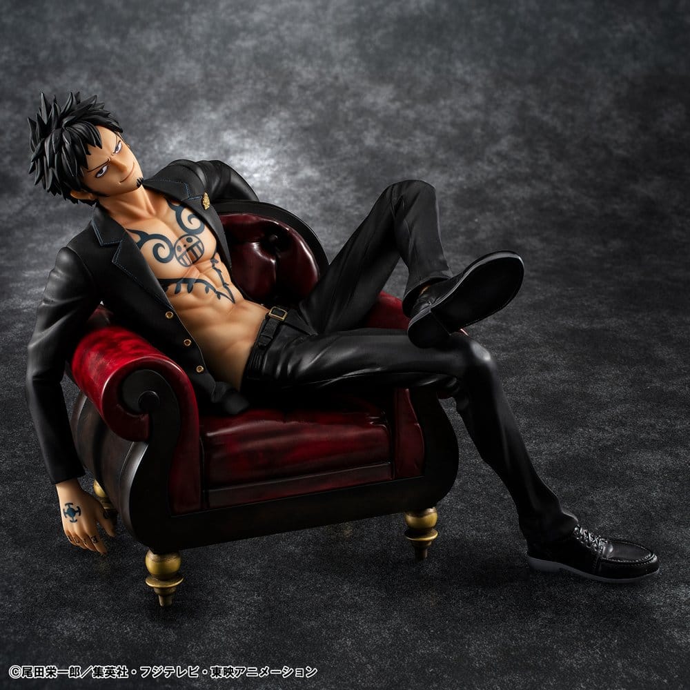 One Piece Portrait.Of.Pirates "S.O.C" PVC Figure Trafalgar Law Ver.R