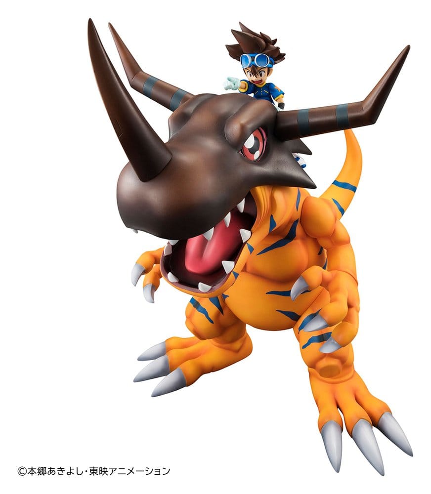 Digimon Adventure Precious G.E.M. Series PVC Figure Greymon & Taichi Yagami 25 cm