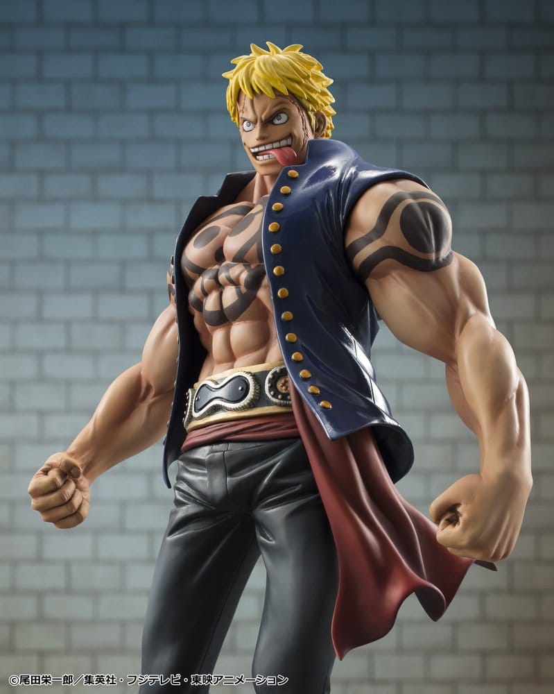 One Piece Portrait.Of.Pirates "Sailing Again" PVC Figure Bellamy the Hyena 25 cm