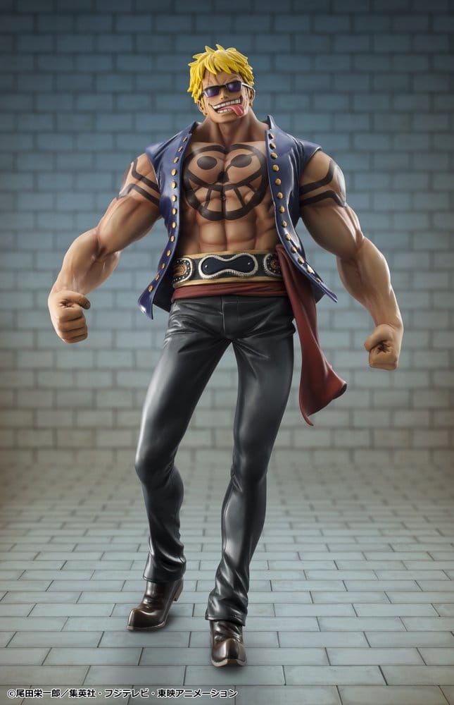 One Piece Portrait.Of.Pirates "Sailing Again" PVC Figure Bellamy the Hyena 25 cm