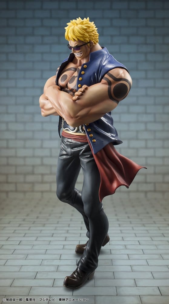 One Piece Portrait.Of.Pirates "Sailing Again" PVC Figure Bellamy the Hyena 25 cm