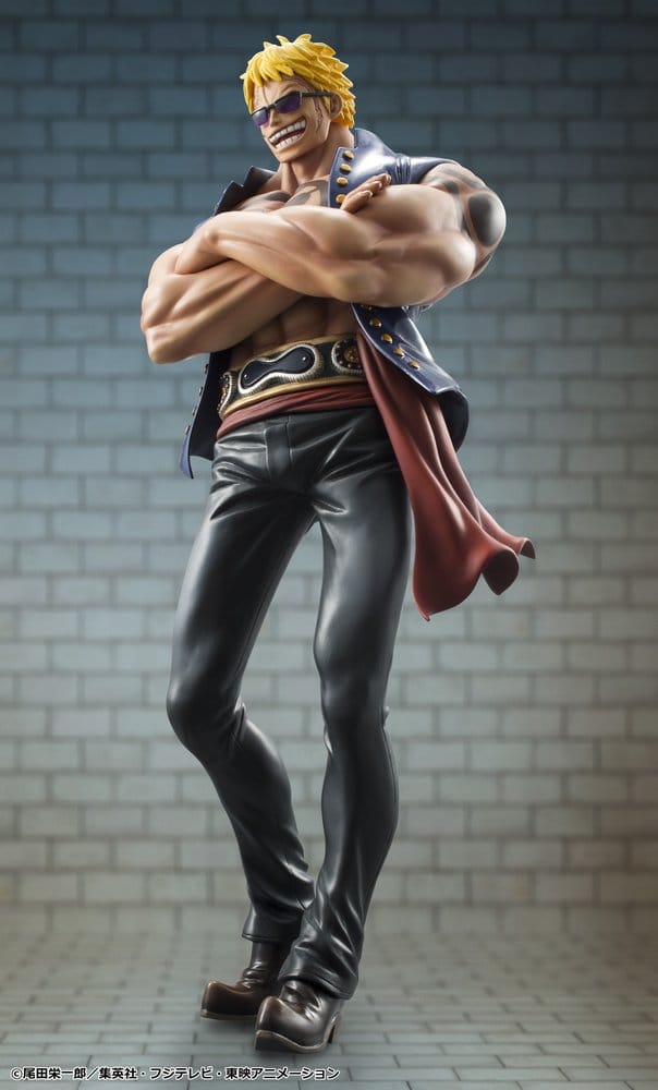 One Piece Portrait.Of.Pirates "Sailing Again" PVC Figure Bellamy the Hyena 25 cm