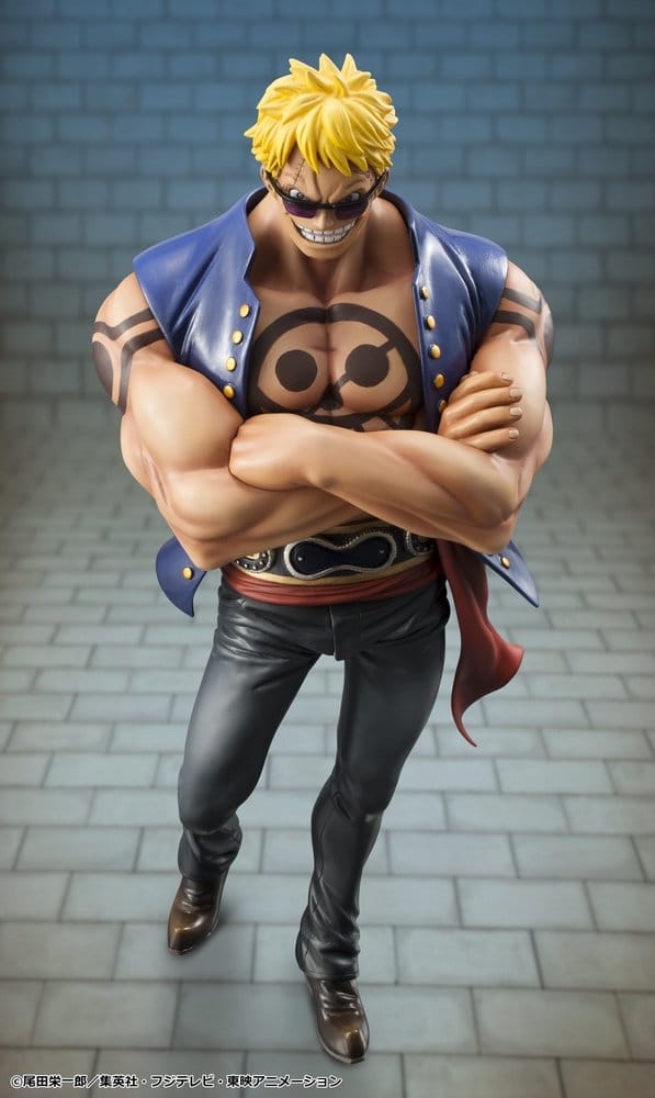 One Piece Portrait.Of.Pirates "Sailing Again" PVC Figure Bellamy the Hyena 25 cm