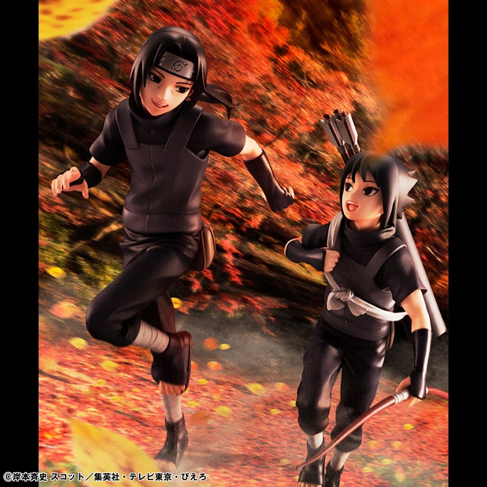 Naruto Shippuden G.E.M. Series PVC Figures 2-Pack Itachi Uchiha & Sasuke