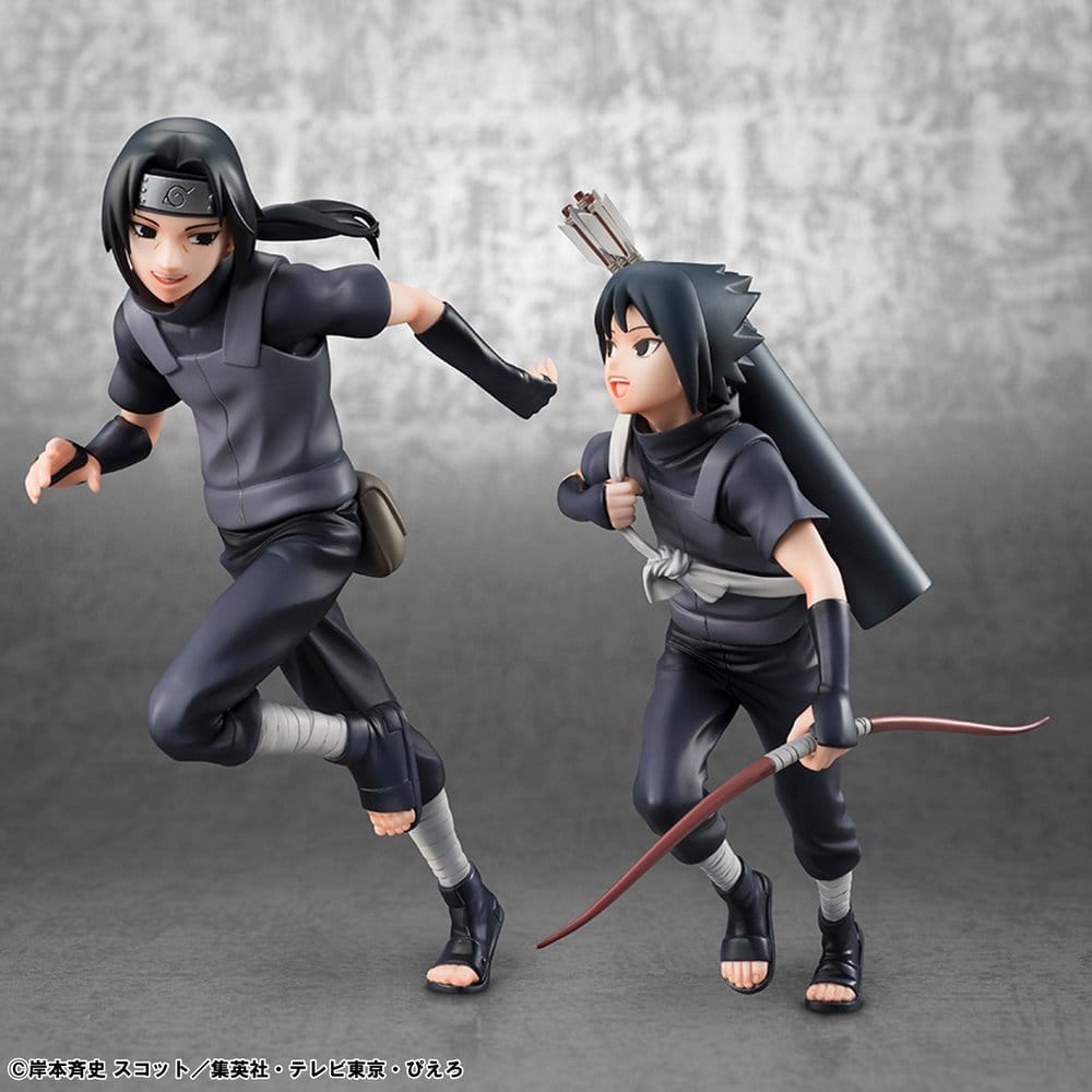 Naruto Shippuden G.E.M. Series PVC Figures 2-Pack Itachi Uchiha & Sasuke