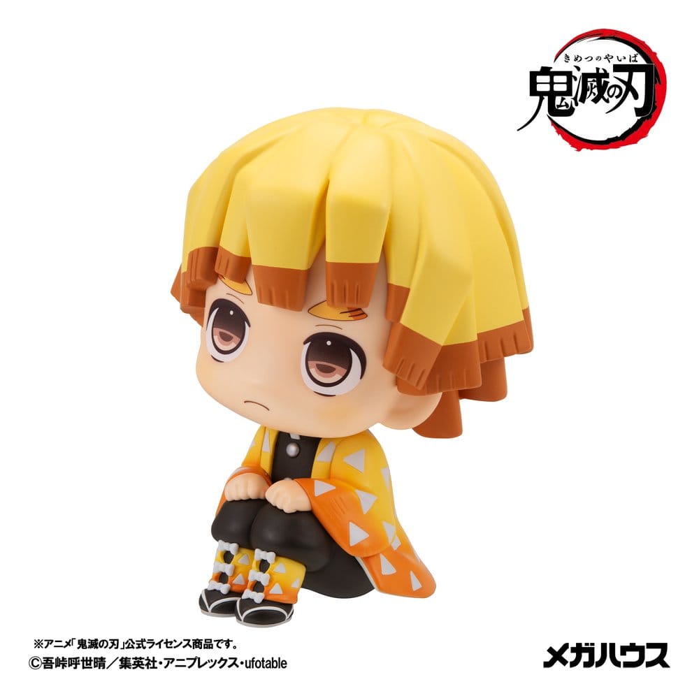 Demon Slayer: Kimetsu no Yaiba Look Up PVC Figuren 2er-Pack Zenitsu Agatsuma Grumpy Ver. & Kaigaku 11 cm (with gift)