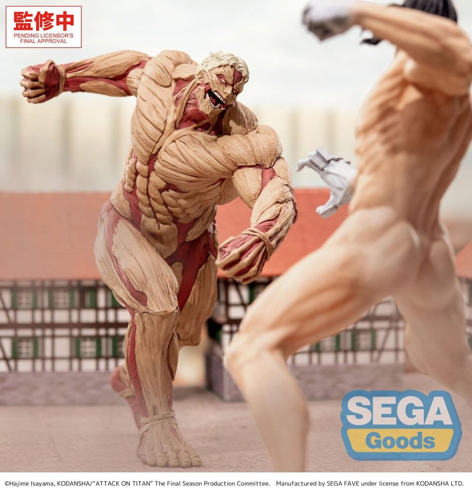 Attack   on   Titan   GigantiX   Figure   -   Reiner   Braun   Armored   Titan   Ver.