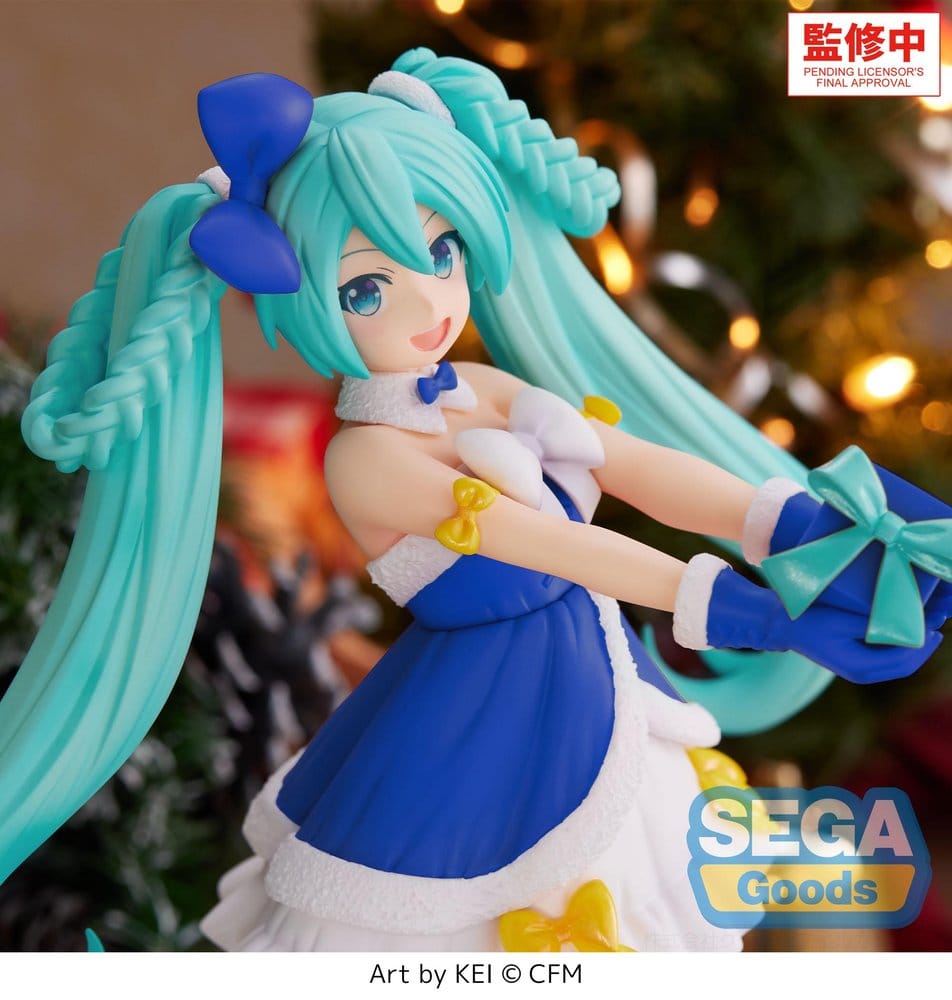 Hatsune   Miku   High   Premium   Figure   -   Sapphire   Christmas   Ver.