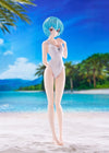 Evangelion:   Rebuild   Pop   Up   Parade   -   Ayanami   Rei   L   Size   Figure   Beach   Queens   One   Piece   Style   Ver.